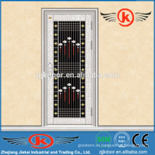 JK-SS9503 puerta decorativa de acero inoxidable puerta de entrada de apartamentos